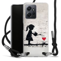 New Carry Case Transparent Stoff schwarz/silber