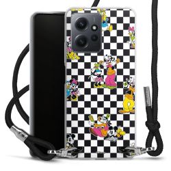 New Carry Case Transparent Stoff schwarz/silber