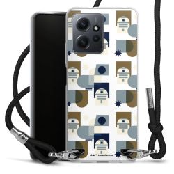 New Carry Case Transparent Stoff schwarz/silber