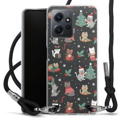 New Carry Case Transparent Stoff schwarz/silber