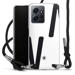 New Carry Case Transparent Stoff schwarz/silber