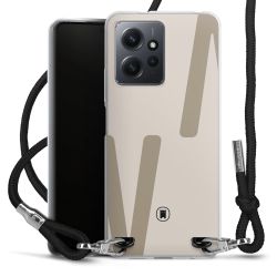 New Carry Case Transparent Stoff schwarz/silber