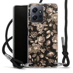 New Carry Case Transparent Stoff schwarz/silber