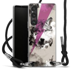 Carry Case Transparent Fabric black/silver