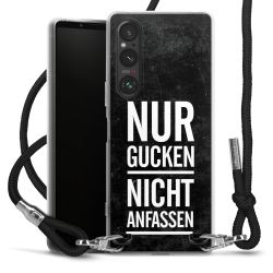 Carry Case Stoff schwarz/silber