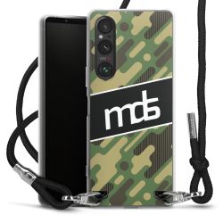 Carry Case Stoff schwarz/silber