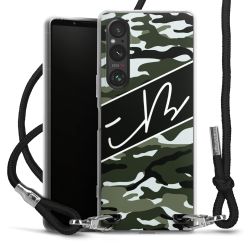 Carry Case Stoff schwarz/silber