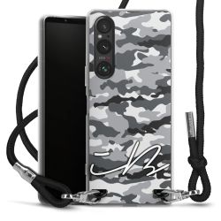 Carry Case Stoff schwarz/silber