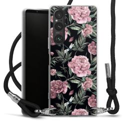 Carry Case Transparent Fabric black/silver