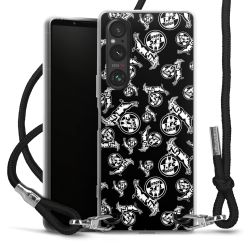 Carry Case Stoff schwarz/silber