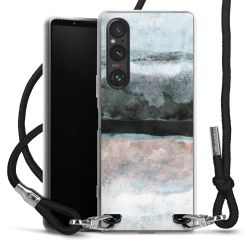 Carry Case Transparent Fabric black/silver