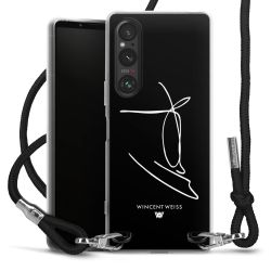 Carry Case Stoff schwarz/silber