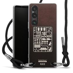 Carry Case Stoff schwarz/silber