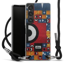 Carry Case Stoff schwarz/silber