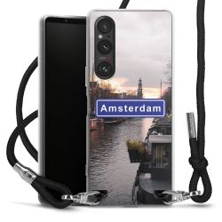 Carry Case Stoff schwarz/silber