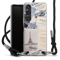 Carry Case Transparent Fabric black/silver