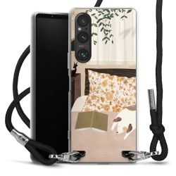 New Carry Case Transparent Stoff schwarz/silber