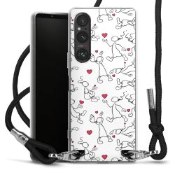 Carry Case Stoff schwarz/silber