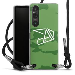 Carry Case Stoff schwarz/silber