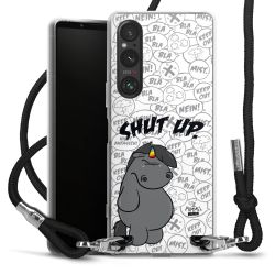 Carry Case Stoff schwarz/silber