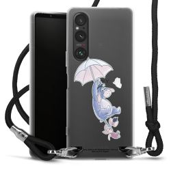 New Carry Case Transparent Stoff schwarz/silber