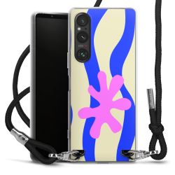 New Carry Case Transparent Stoff schwarz/silber