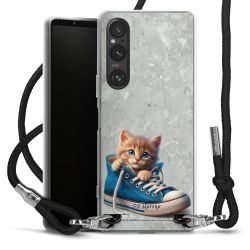 New Carry Case Transparent Stoff schwarz/silber