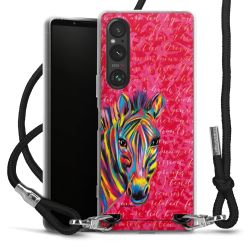 New Carry Case Transparent Stoff schwarz/silber