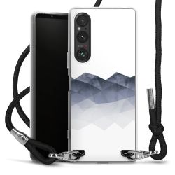 New Carry Case Transparent Stoff schwarz/silber