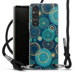 New Carry Case Transparent Stoff schwarz/silber