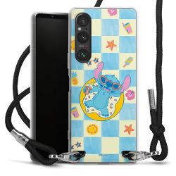 New Carry Case Transparent Stoff schwarz/silber