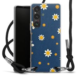 New Carry Case Transparent Stoff schwarz/silber