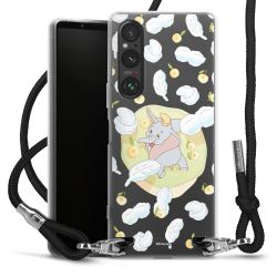 New Carry Case Transparent Stoff schwarz/silber