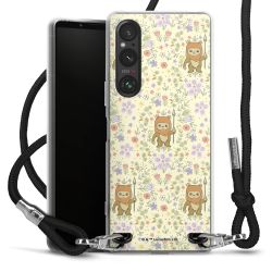 New Carry Case Transparent Stoff schwarz/silber