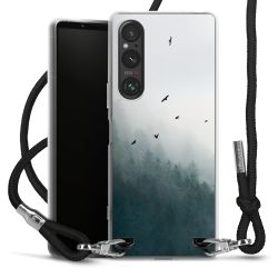 New Carry Case Transparent Stoff schwarz/silber