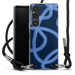 New Carry Case Transparent Stoff schwarz/silber