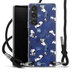 New Carry Case Transparent Stoff schwarz/silber