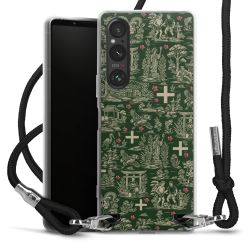 Carry Case Stoff schwarz/silber