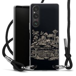 Carry Case Stoff schwarz/silber