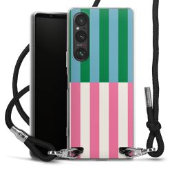 New Carry Case Transparent Stoff schwarz/silber