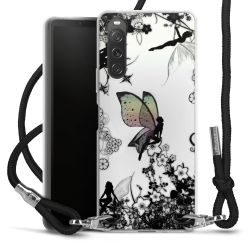 Carry Case Transparent Fabric black/silver