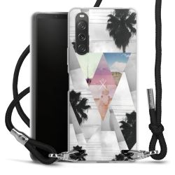 Carry Case Transparent Fabric black/silver