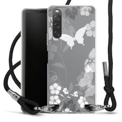 Carry Case Transparent Fabric black/silver