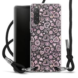 Carry Case Transparent Fabric black/silver