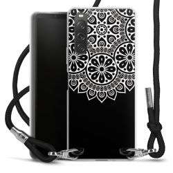 Carry Case Transparent Fabric black/silver