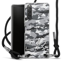 Carry Case Stoff schwarz/silber