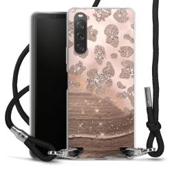 Carry Case Transparent Fabric black/silver