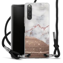 Carry Case Transparent Fabric black/silver