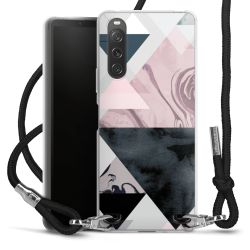 Carry Case Transparent Fabric black/silver