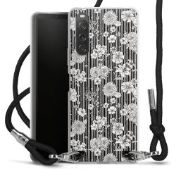 Carry Case Transparent Fabric black/silver